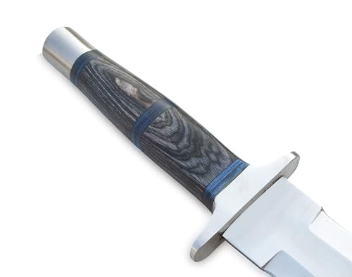 Versatile 13-Inch Fixed Blade Bowie Knife -7 inch Stainless Steel Fixed Blade for Hunting, Throwing, and Self-Defense