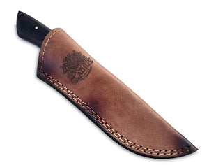 Viking Heritage Skinner Knife – Expertly Crafted with Damascus steel for Precision Hunting and Field Dressing: Embrace the Timeless Elegance of Craftsmanship with this Razor-Sharp