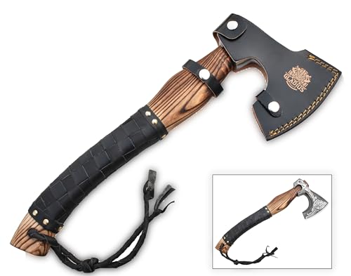 Exquisite Handmade Viking Axe - Ideal for Collectors & Enthusiasts | Authentic, Artisan-Crafted | Medieval Styled Axe with Durable and Robust High Carbon Steel (GC-AX12)