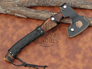 Exquisite Handmade Viking Axe - Ideal for Collectors & Enthusiasts | Authentic, Artisan-Crafted | Medieval Styled Axe with Durable and Robust High Carbon Steel (GC-AX05)
