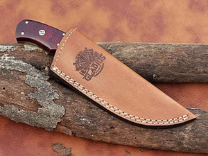 Viking Heritage Skinner Knife – Expertly Crafted with Damascus steel for Precision Hunting and Field Dressing: Embrace the Timeless Elegance of Craftsmanship with this Razor-Sharp